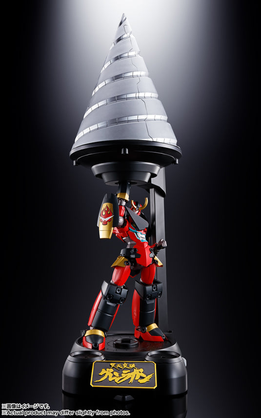 Bandai - Soul of Chogokin: Tengen Toppa Gurren Lagann - GX-107 Gurren Lagann and GIga Drill Set