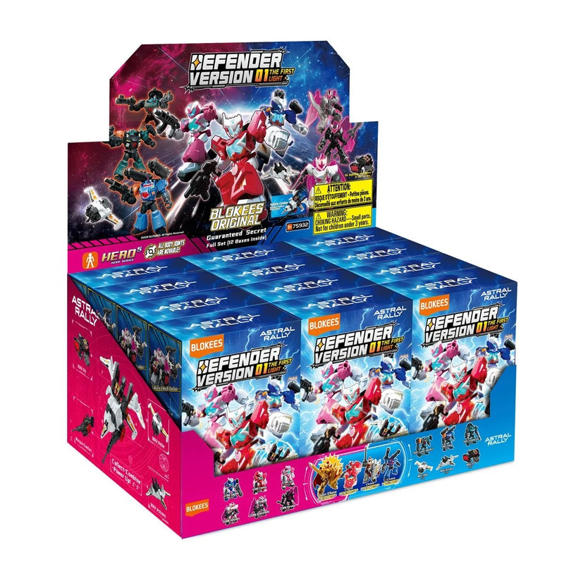 Load image into Gallery viewer, Blokees - Astral Rally Defender Version 01 The First Light Box of 12 Random Figures