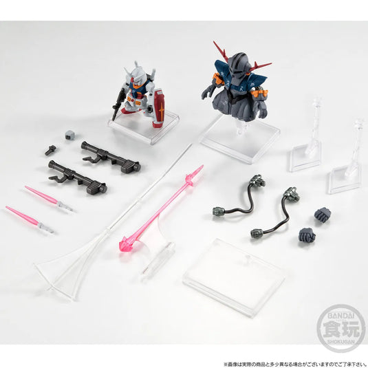 Bandai - Mobile Suit Gundam - FW Gundam Converge - Core RX-78-2 Gundam and MSN-02 Zeong Last Shooting Set
