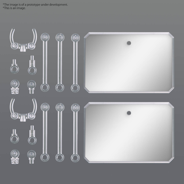 Load image into Gallery viewer, Bandai - Action Base - 6 (Clear) Mirror Sticker Set
