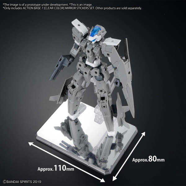 Load image into Gallery viewer, Bandai - Action Base - 7 (Clear) Mirror Sticker Set
