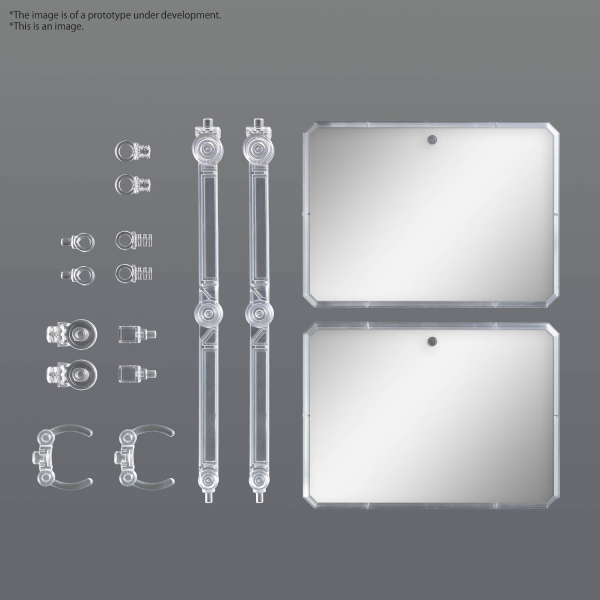 Load image into Gallery viewer, Bandai - Action Base - 7 (Clear) Mirror Sticker Set
