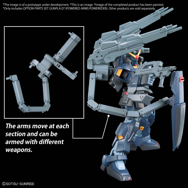 Load image into Gallery viewer, Bandai - Gundam Option Parts - Gunpla 07 (Powered Arms Powerder)

