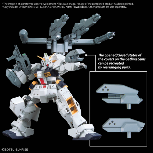 Bandai - Gundam Option Parts - Gunpla 07 (Powered Arms Powerder)