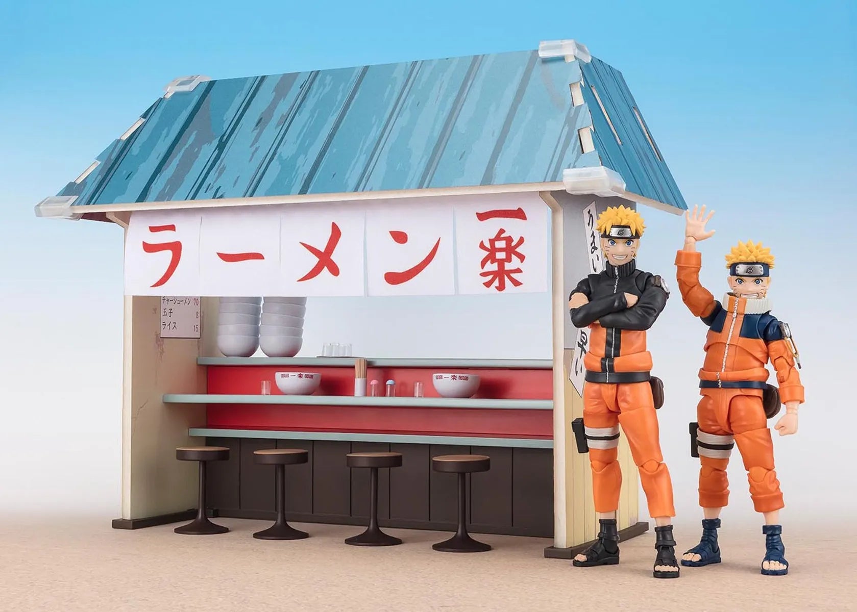Bandai - S.H.Figuarts - Naruto - Ichiraku Ramen Set – Ages Three