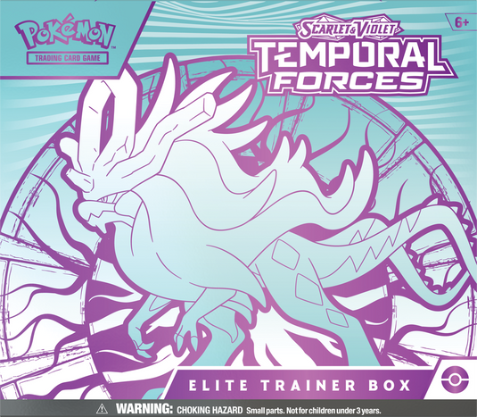 Pokemon TCG - Scarlet & Violet: Temporal Forces - Elite Trainer Box (Walking Waves)