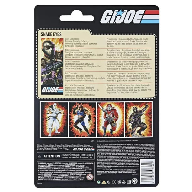Load image into Gallery viewer, G.I. Joe Classified Series - Snake Eyes (Retro Card)
