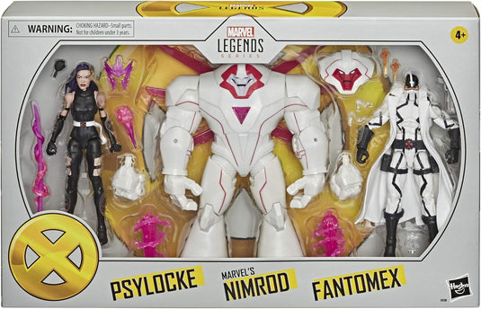 Marvel Legends - Psylocke, Nimrod, and Fantomex 3-Pack (Exclusive)