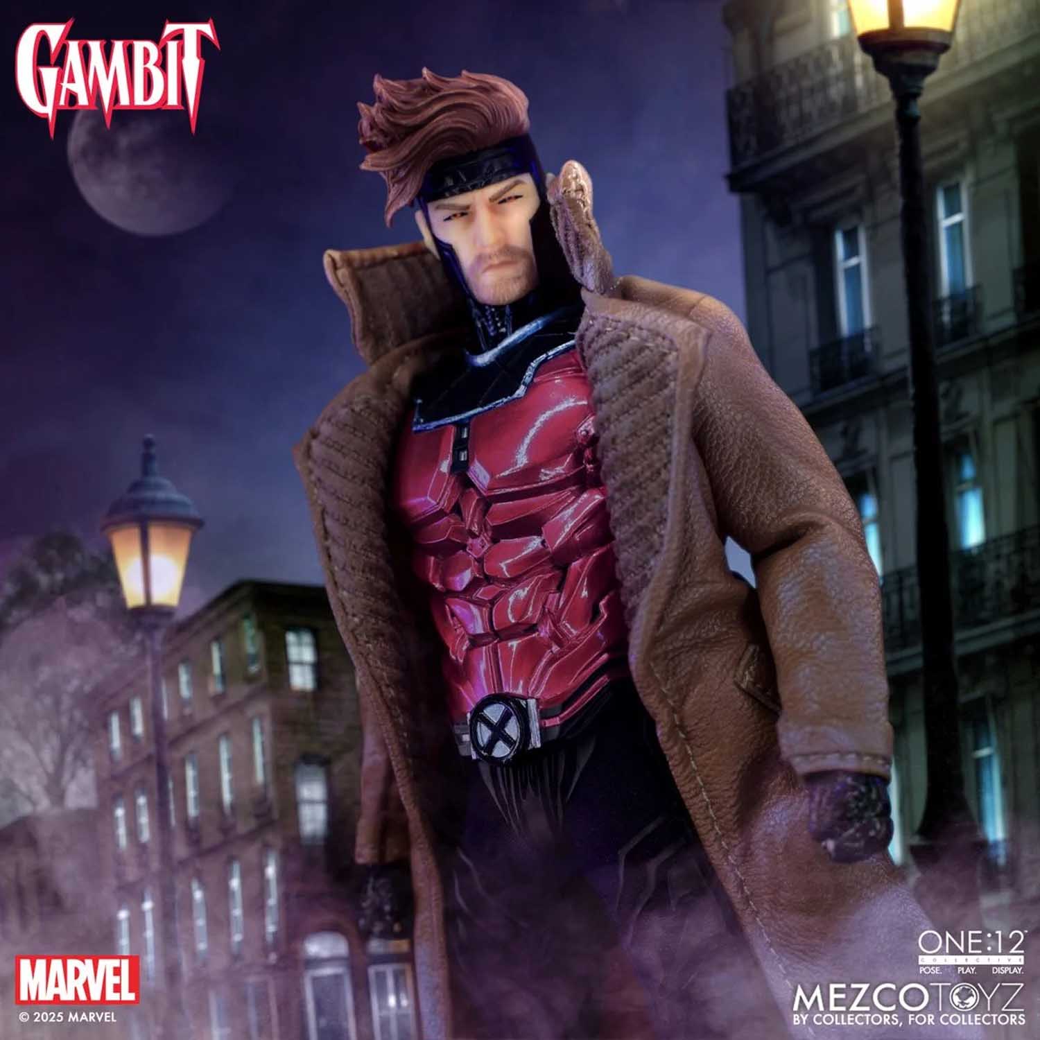 x-men　ガンビット　ワン12コレクティブ　mezco　1/12　フィギュア Mezco Toyz One:12 Collective Marvel X-Men GAMBIT Action Figure