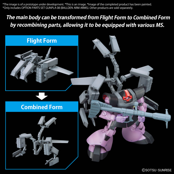 Load image into Gallery viewer, Bandai - Gundam Option Parts - Gunpla 08 (Ballden Arm Arms)
