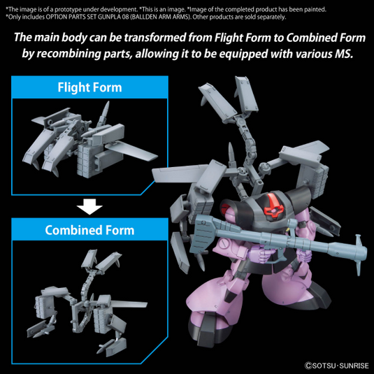 Bandai - Gundam Option Parts - Gunpla 08 (Ballden Arm Arms)