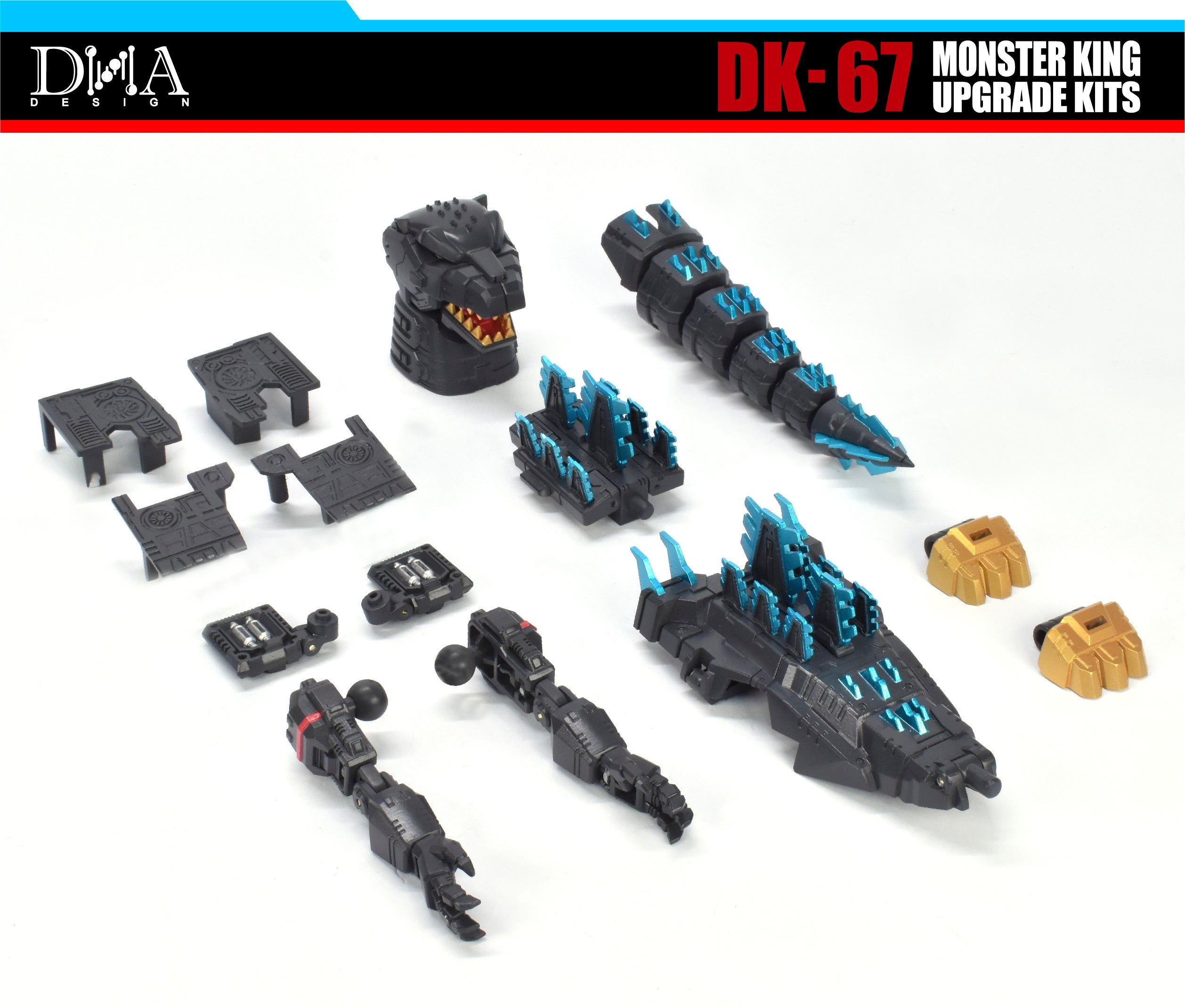 DNA Design - DK-67 Megazauron Monster King Upgrade Kit – Ages