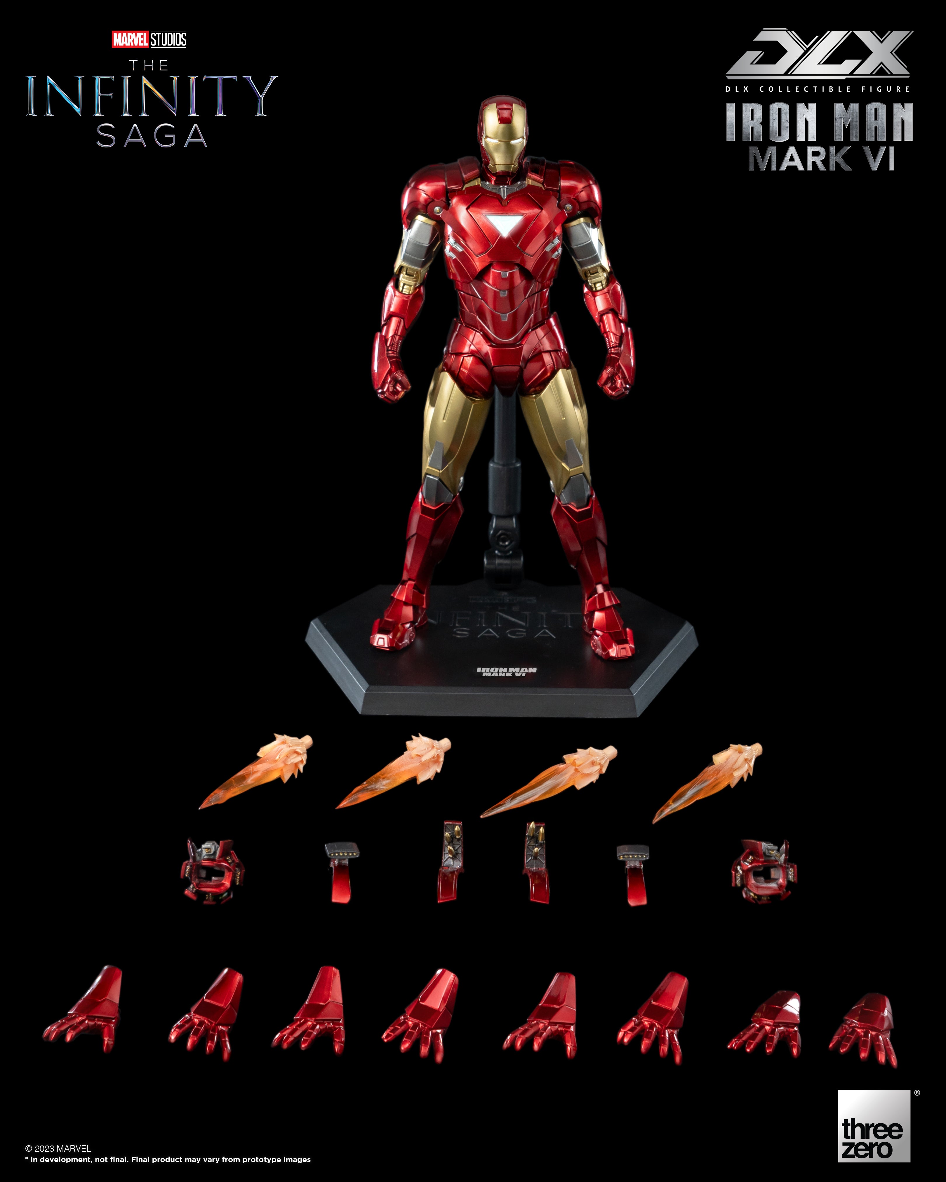 【未開封】Threezero アイアンマンマーク6 Threezero - 1/12 The Infinity Saga: DLX Iron Man Mark 6 – Ages