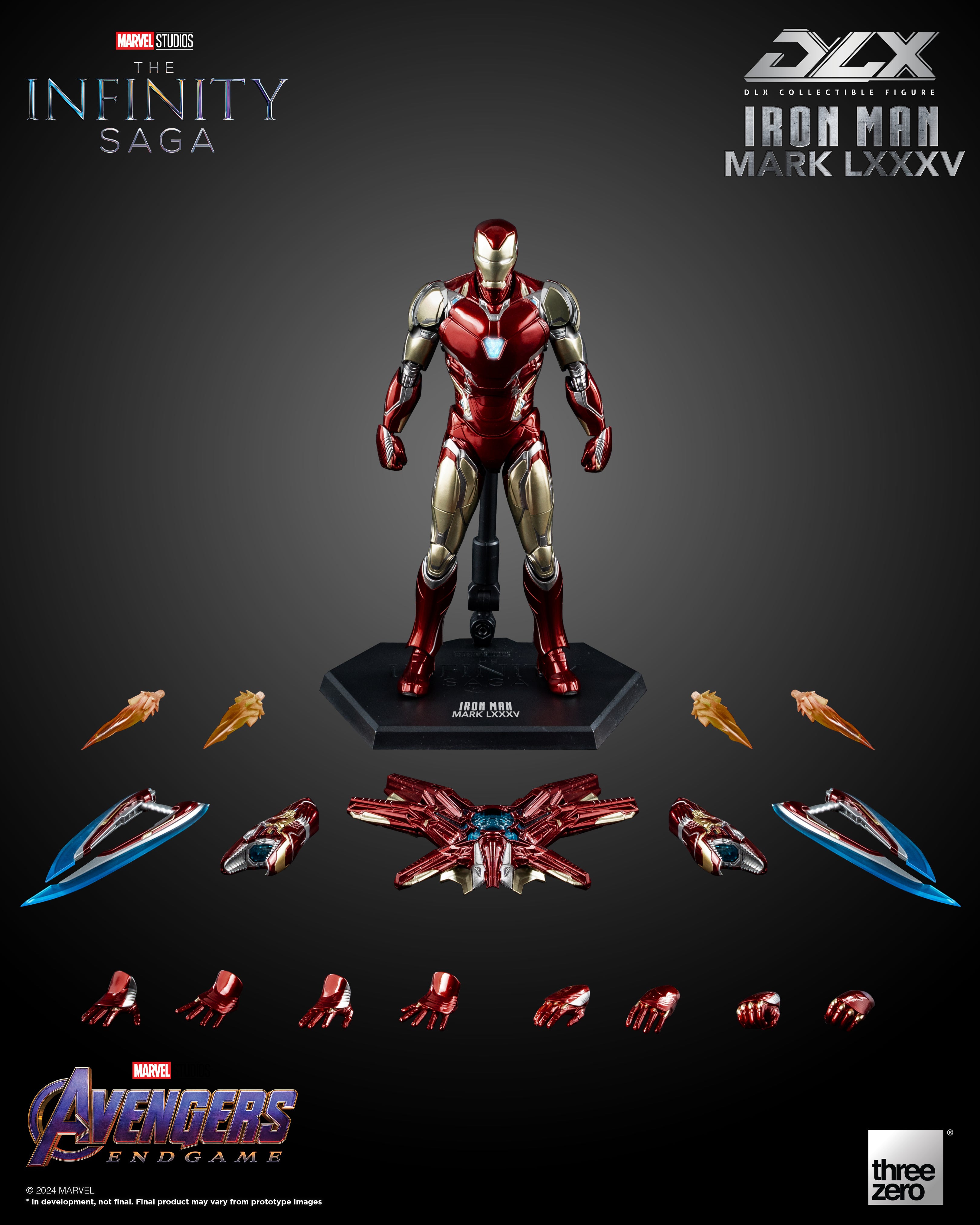 Threezero - 1/12 The Infinity Saga: DLX Iron Man Mark 85 – Ages