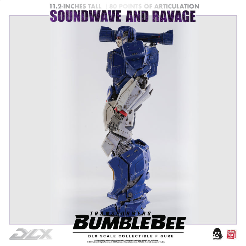 Load image into Gallery viewer, Threezero - Transformers - Bumblebee Movie - DLX Soundwave and Ravage (Reissue)