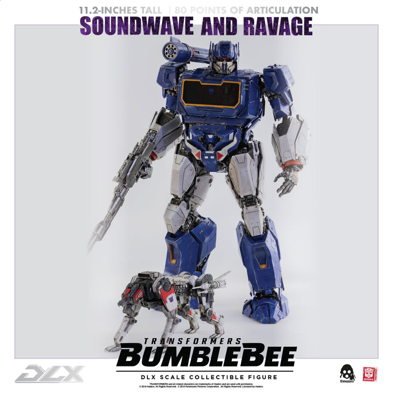 Load image into Gallery viewer, Threezero - Transformers - Bumblebee Movie - DLX Soundwave and Ravage (Reissue)