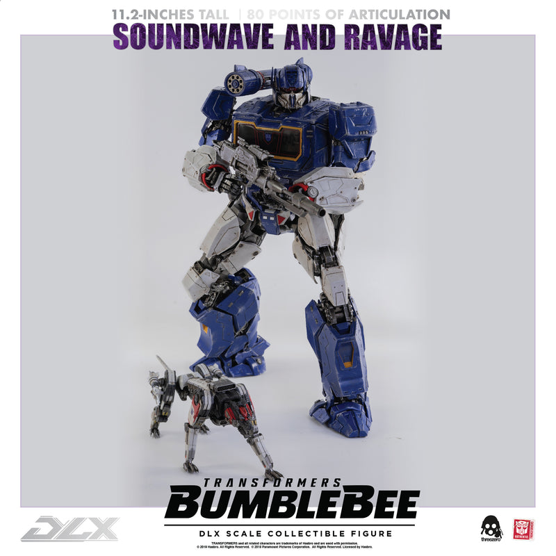 Load image into Gallery viewer, Threezero - Transformers - Bumblebee Movie - DLX Soundwave and Ravage (Reissue)