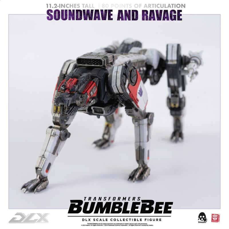 Load image into Gallery viewer, Threezero - Transformers - Bumblebee Movie - DLX Soundwave and Ravage (Reissue)