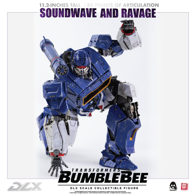 Load image into Gallery viewer, Threezero - Transformers - Bumblebee Movie - DLX Soundwave and Ravage (Reissue)