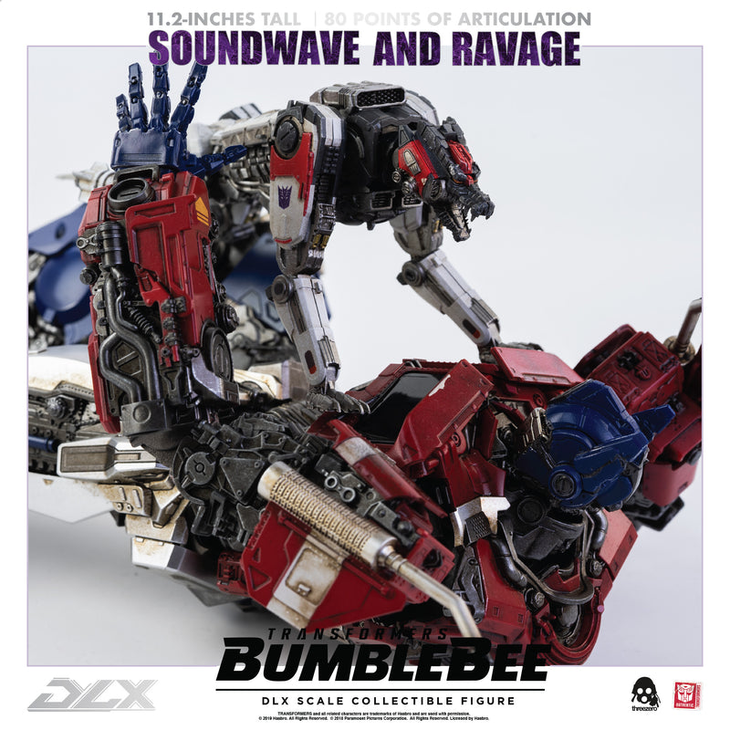 Load image into Gallery viewer, Threezero - Transformers - Bumblebee Movie - DLX Soundwave and Ravage (Reissue)