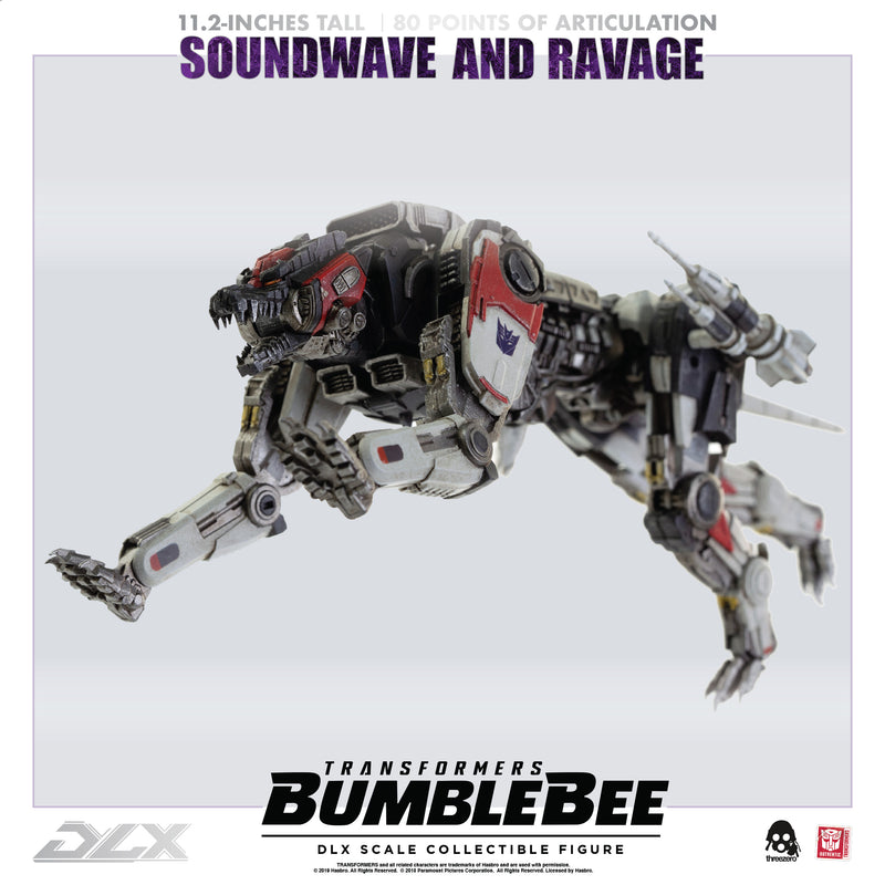 Load image into Gallery viewer, Threezero - Transformers - Bumblebee Movie - DLX Soundwave and Ravage (Reissue)