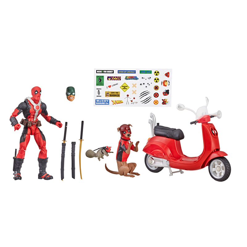 Load image into Gallery viewer, Marvel Legends - Marvel Comics 80th Anniversary - Deadpool With Scooter
