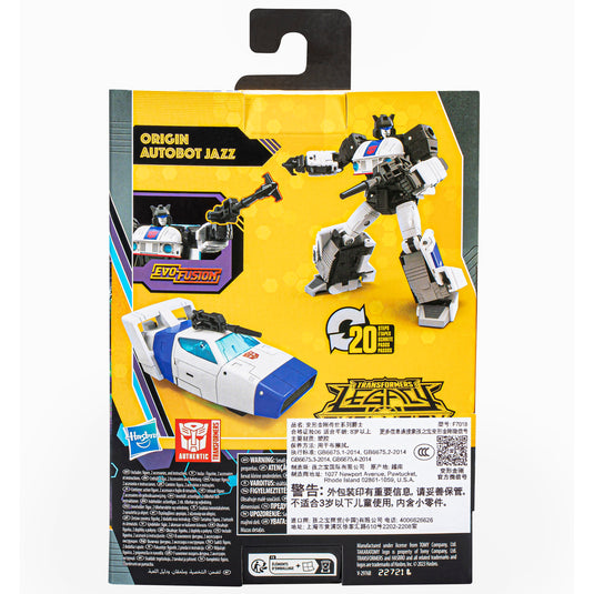 Transformers Generations - Legacy Evolution: Buzzworthy Bumblebee - Deluxe Origin Autobot Jazz