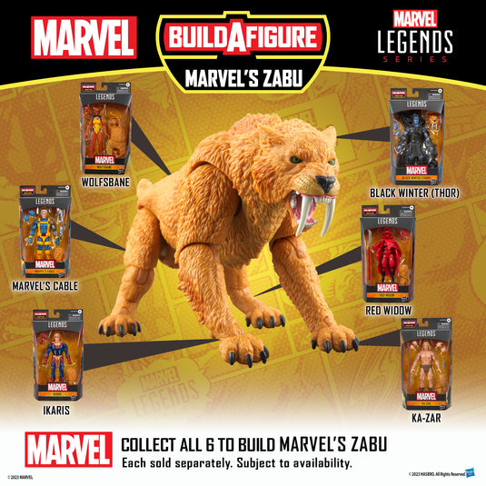Marvel Legends - Marvel's Cable (Marvel's Zabu BAF)