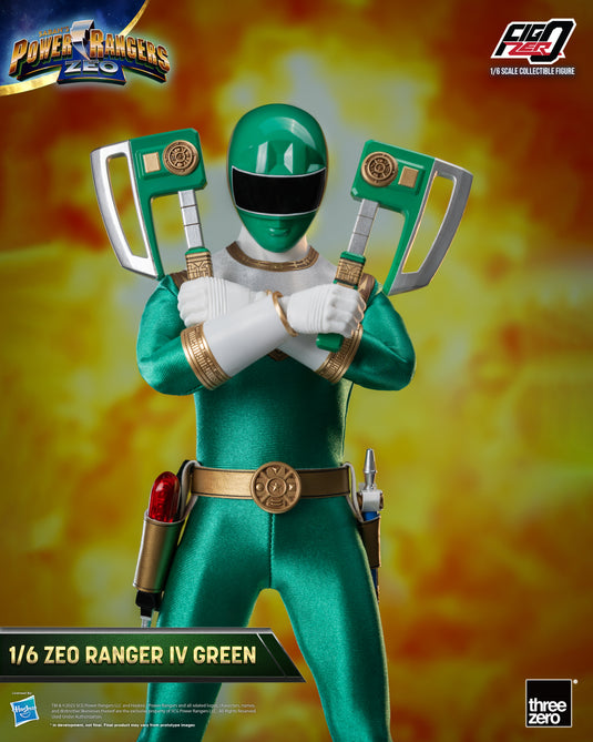 Threezero - FigZero Power Rangers Zeo - Zeo Ranger IV Green