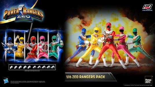 Threezero - FigZero Power Rangers Zeo - Zeo Rangers Pack