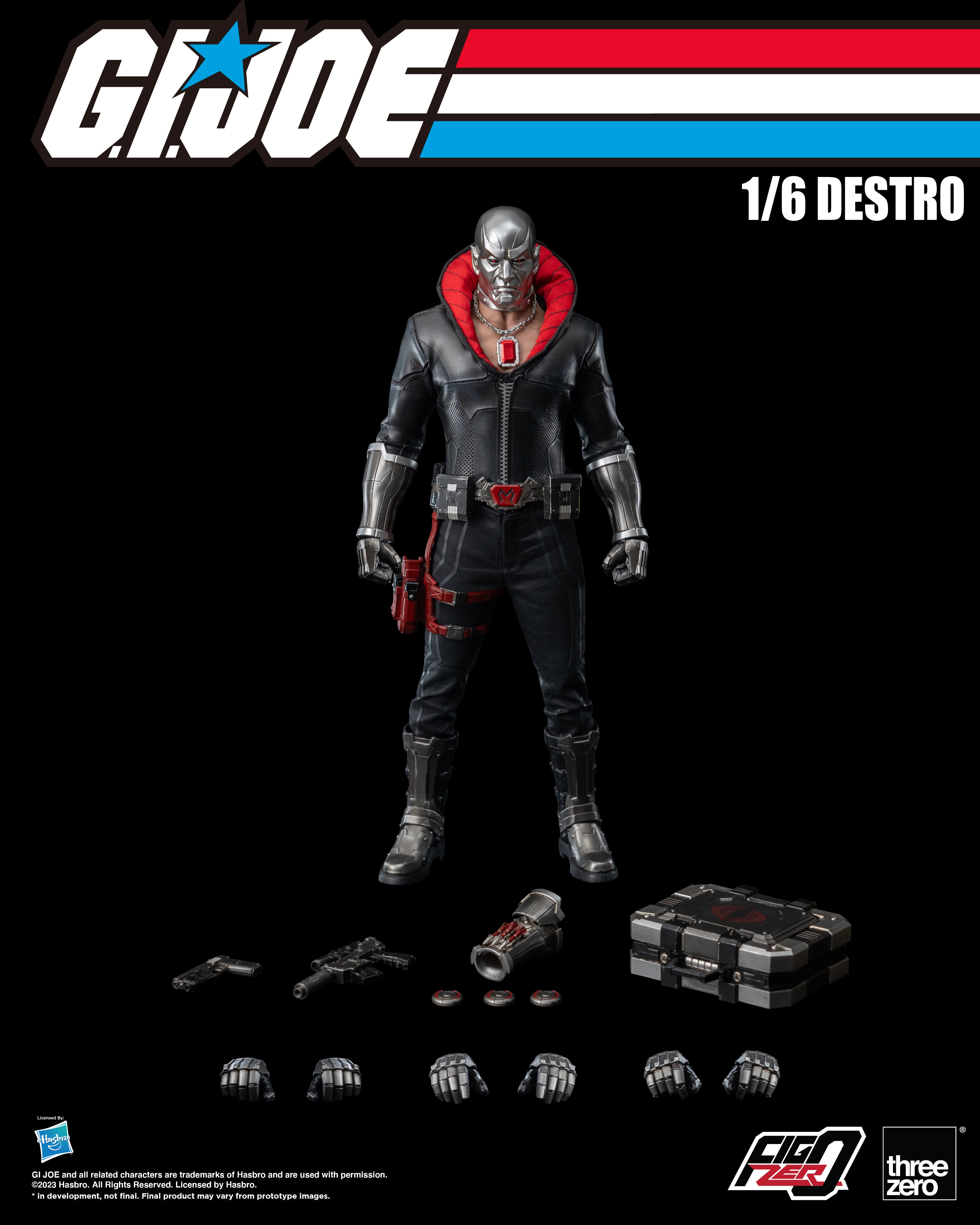 Threezero - FigZero G.I. Joe - Destro – Ages Three and Up