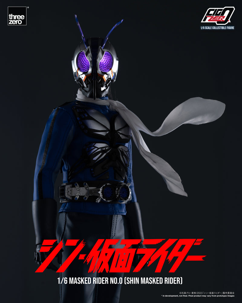 Load image into Gallery viewer, Threezero - FigZero Shin Masked Rider - Masked Rider No. 0
