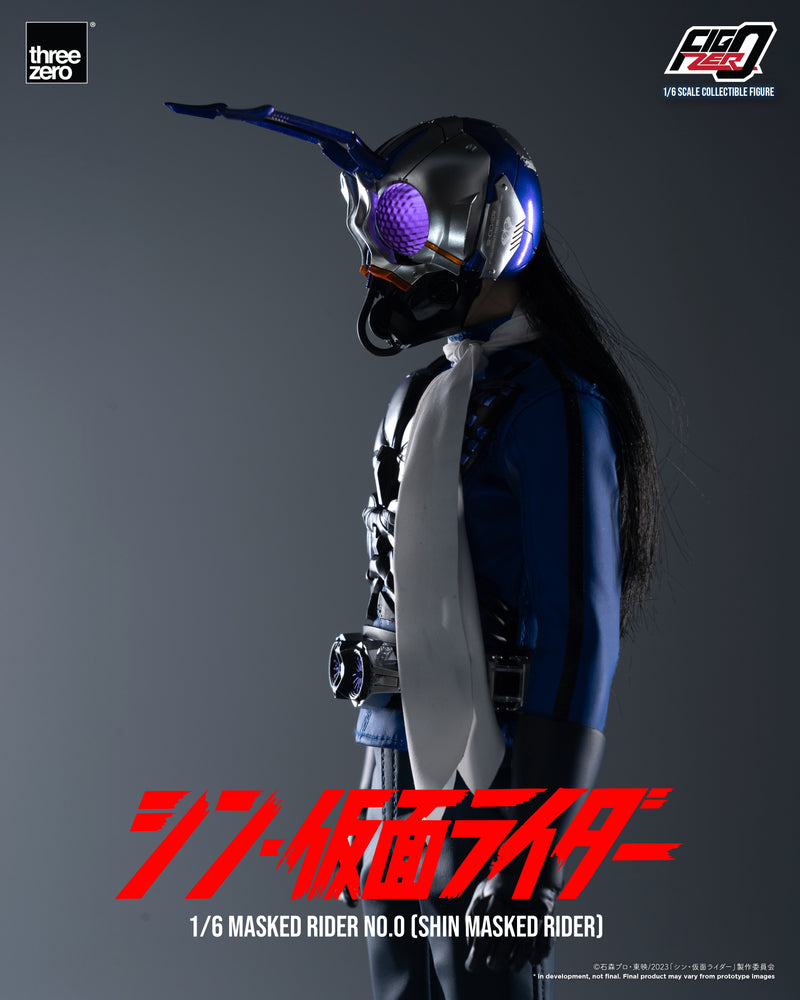 Load image into Gallery viewer, Threezero - FigZero Shin Masked Rider - Masked Rider No. 0
