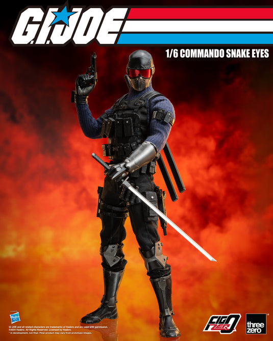 Threezero - FigZero G.I. Joe - Commando Snake Eyes