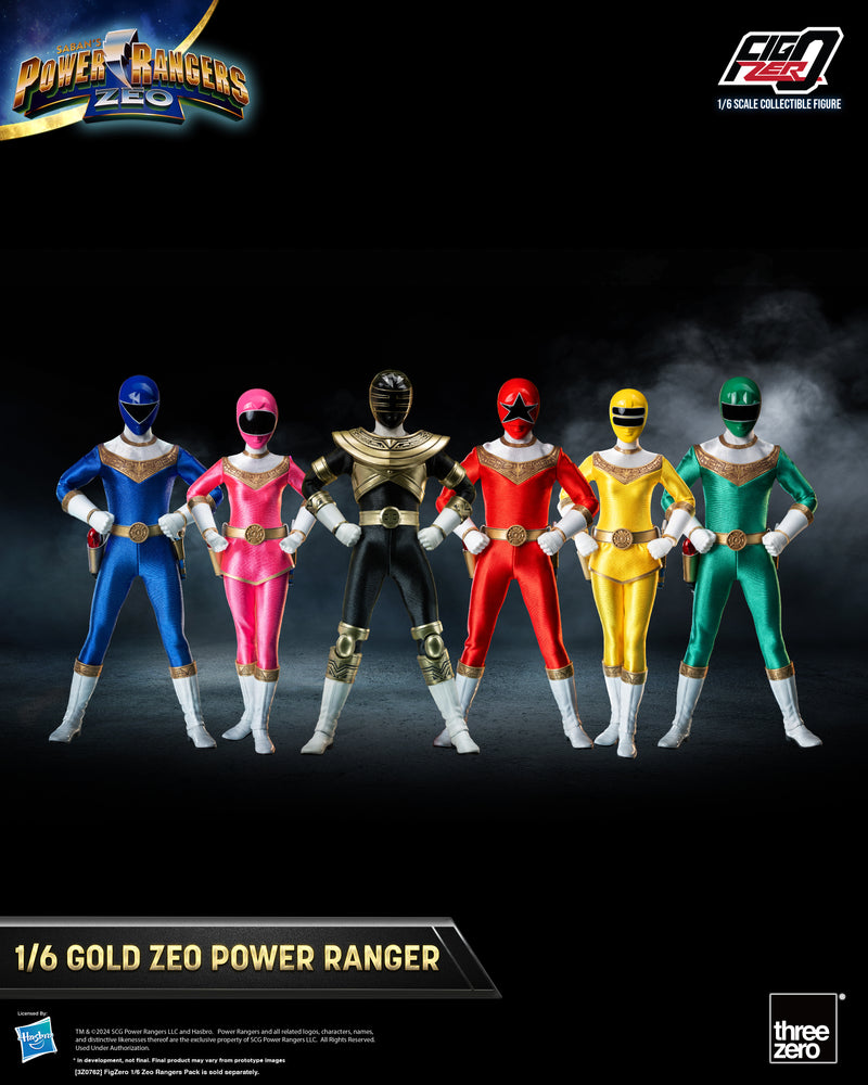 Load image into Gallery viewer, Threezero - FigZero Power Rangers Zeo - Gold Zeo Ranger
