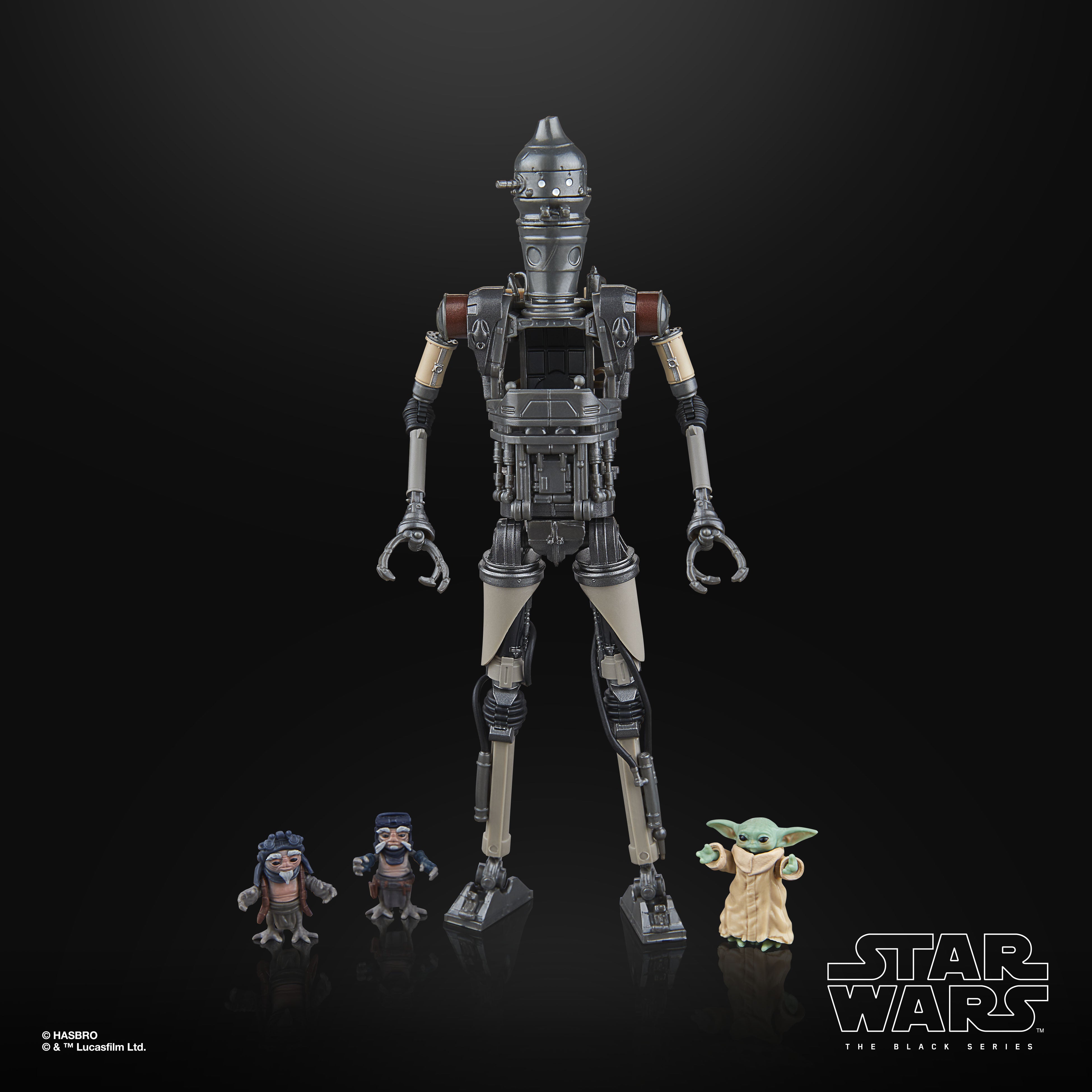 Star Wars - The Black Series - Deluxe IG-12 & Grogu – Ages Three
