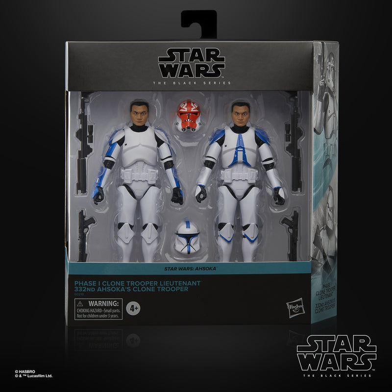 Load image into Gallery viewer, Star Wars - The Black Series - Phase I Clone Trooper Lieutenant &amp; 332nd Ahsoka’s Clone Trooper
