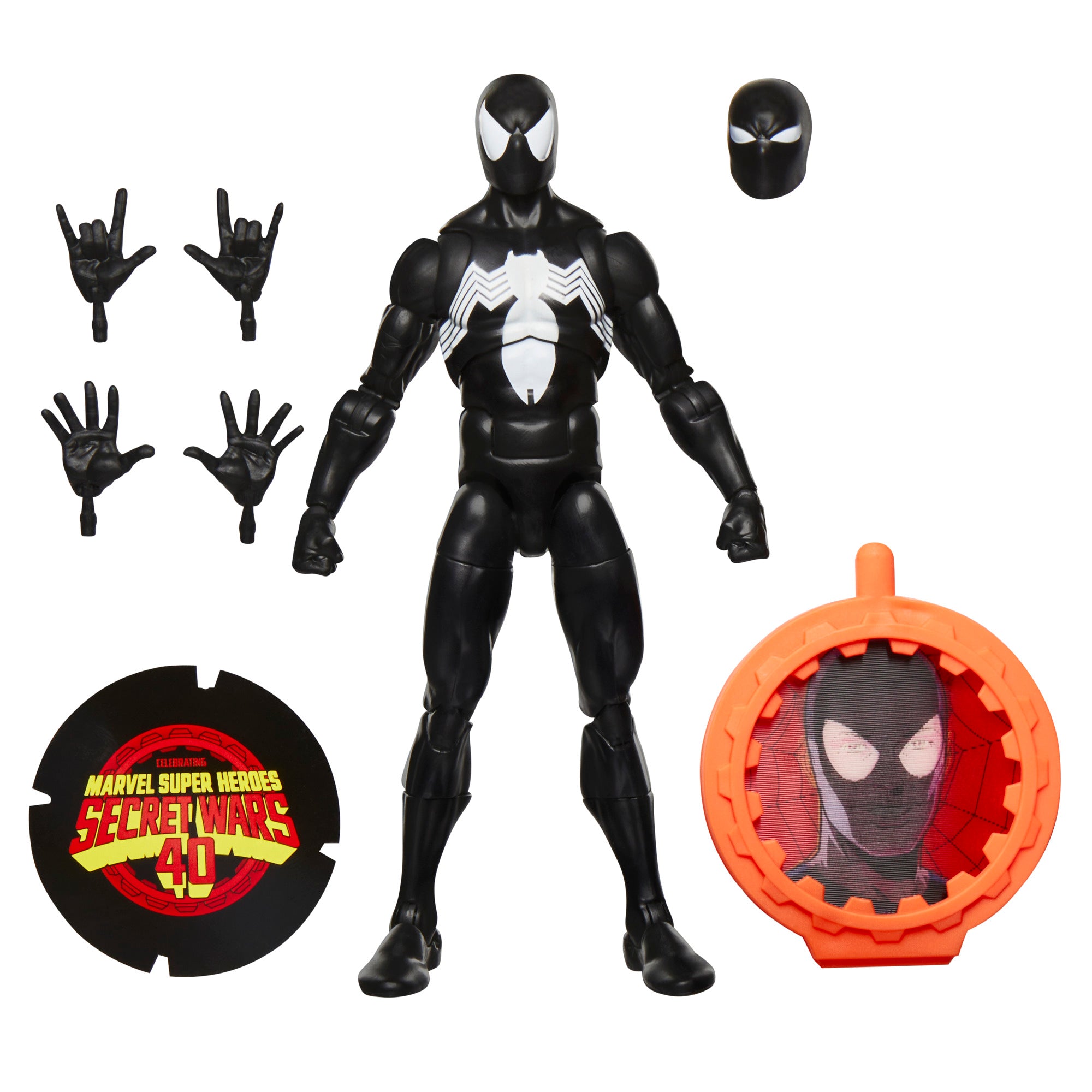 Marvel guerres secrètes - Spider man noir - jouet rétro en loose - mattel