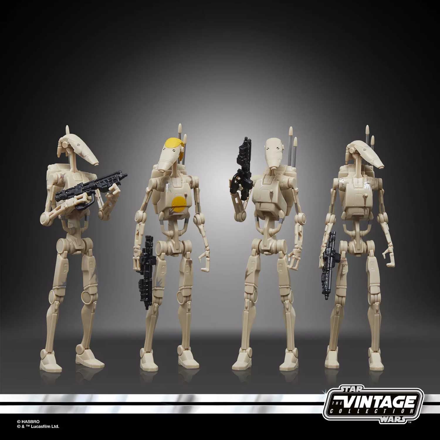 Star Wars The Vintage Collection - Battle Droid 4-Pack – Ages