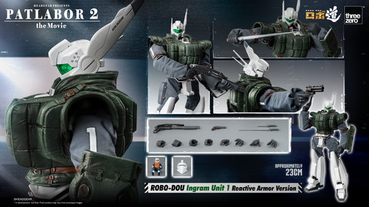 Threezero - ROBO-DOU Patlabor 2 The Movie - Ingram Unit 1 (Reactive Armor Version)