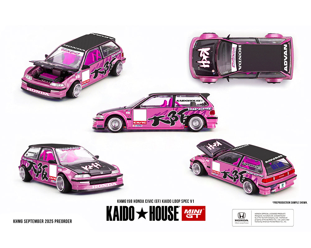 Kaido House - Kaido House x Mini GT - Honda Civic (EF) Kaido