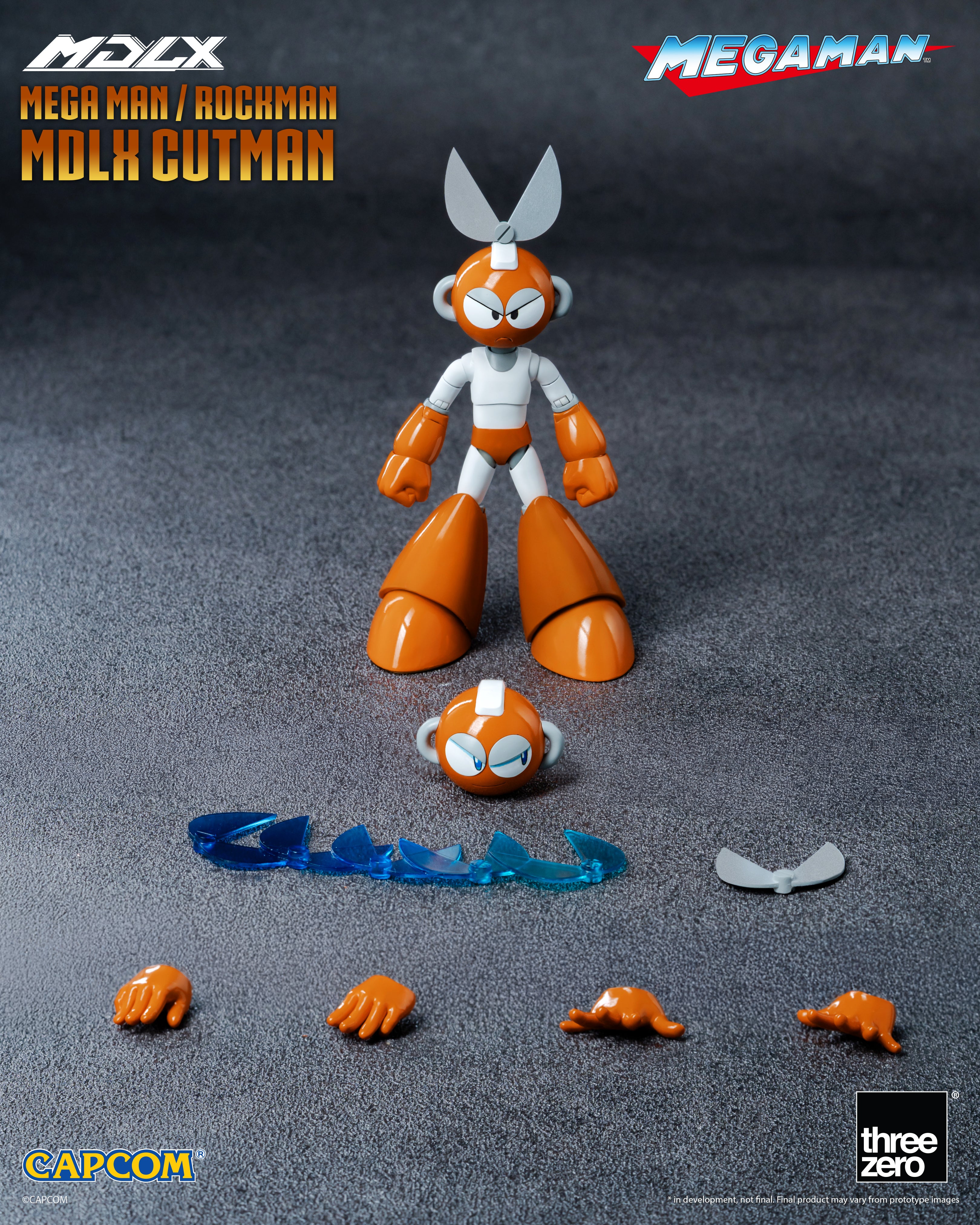 m a y .♡ Threezero - MDLX Mega Man/Rock Man - Cutman – Ages Three and Up