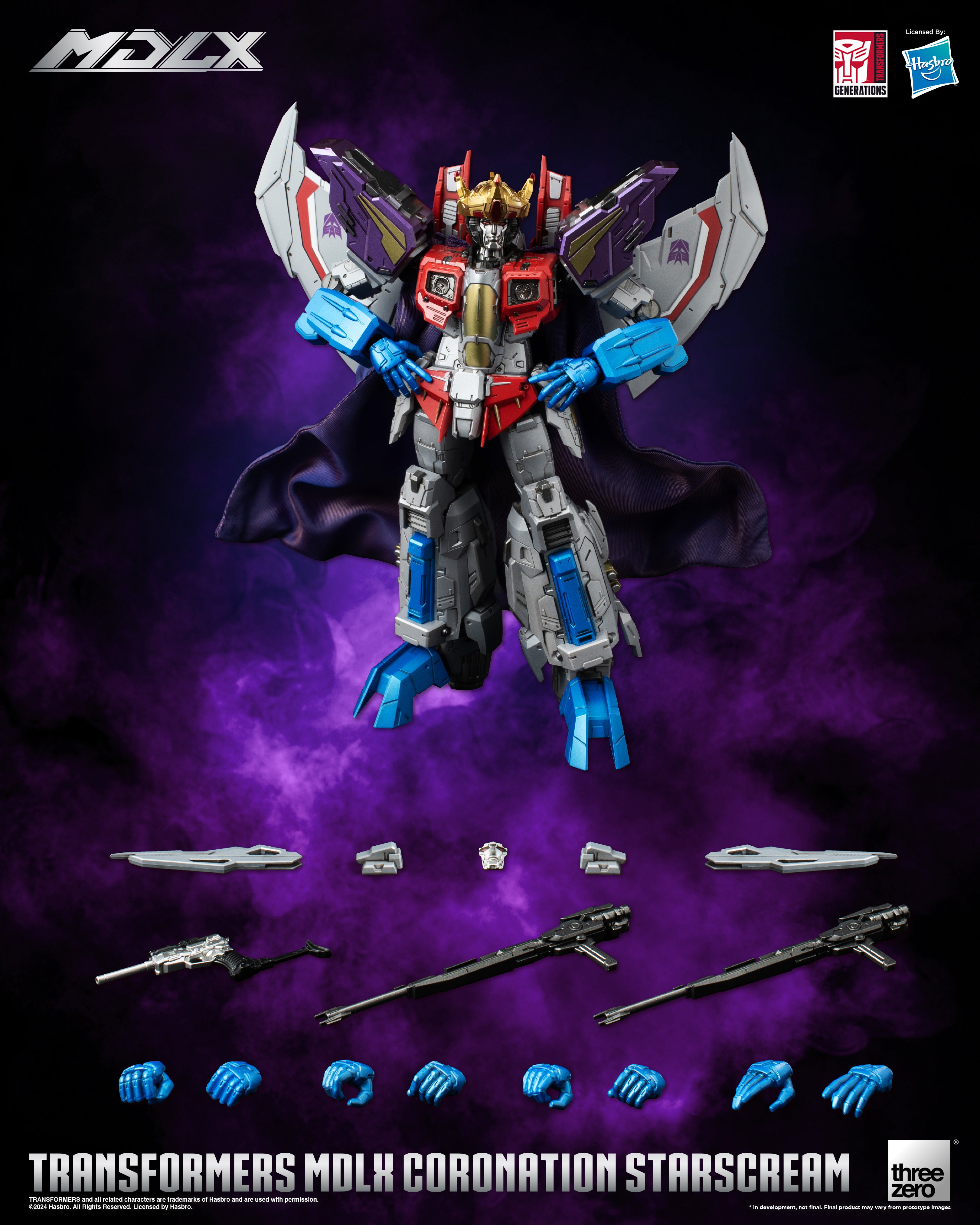 Threezero Transformers MDLX Coronation Starscream – Ages Three