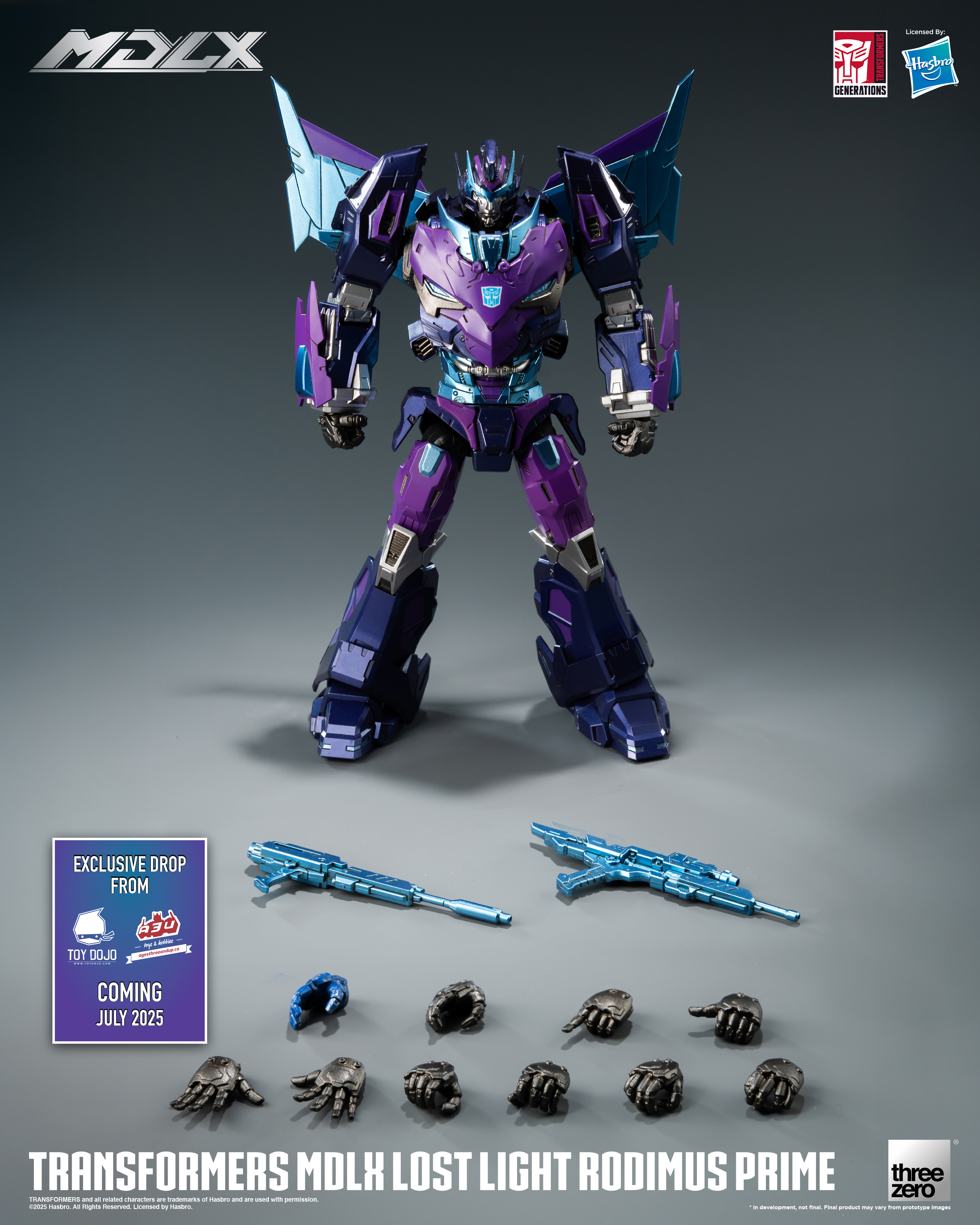 スリーゼロ ロディマスLOST LIGHT MDLX トランスフォーマー Threezero - Transformers - MDLX Lost Light Rodimus Prime