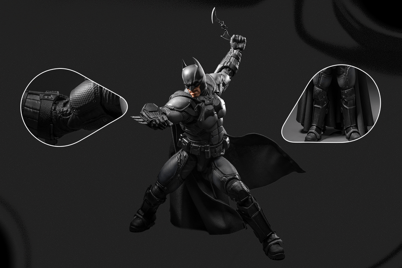 Load image into Gallery viewer, INART - Batman: Arkham Origins - Batman 1/12 Scale Figure