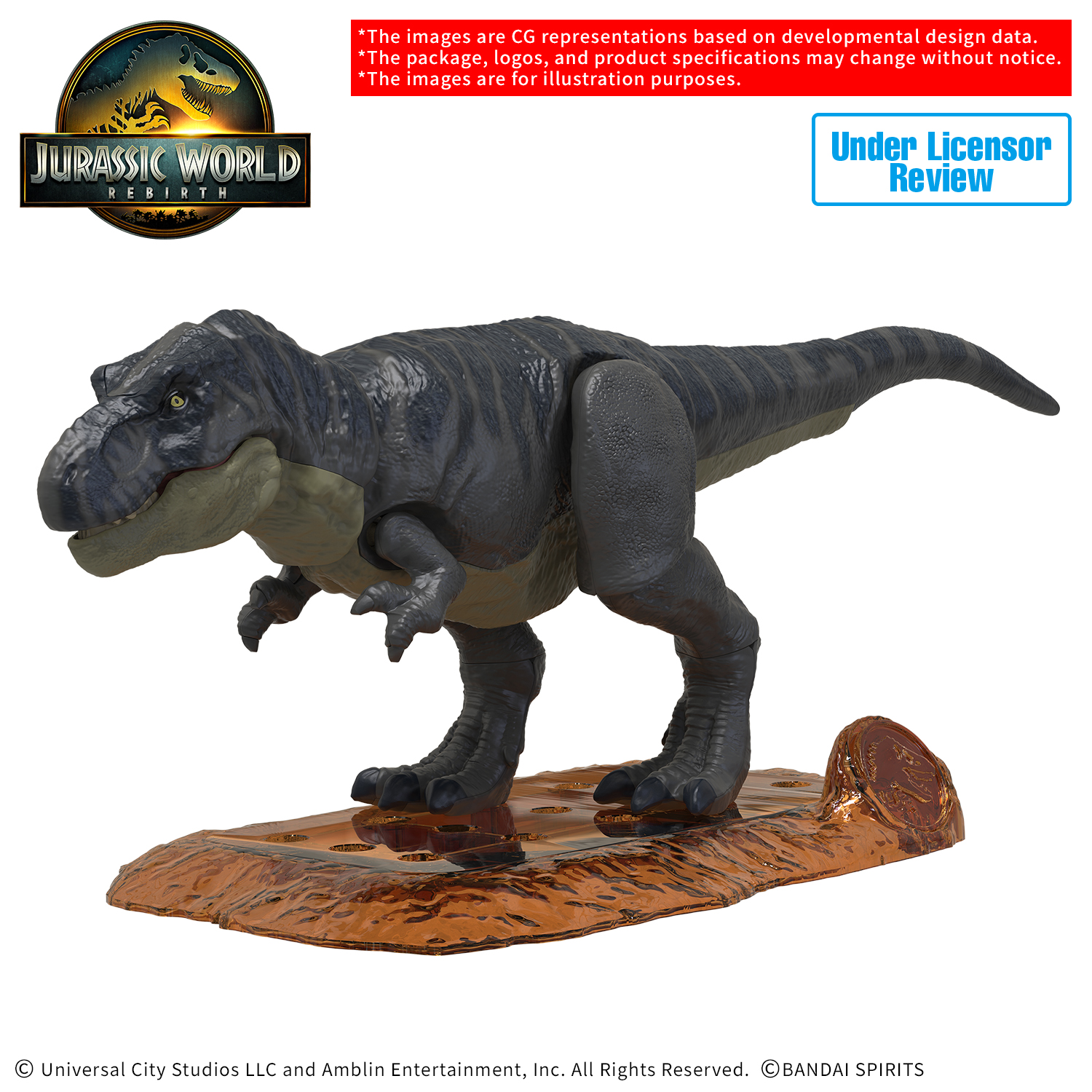 Bandai - Plannosaurus - Jurassic World: Rebirth - T-Rex – Ages