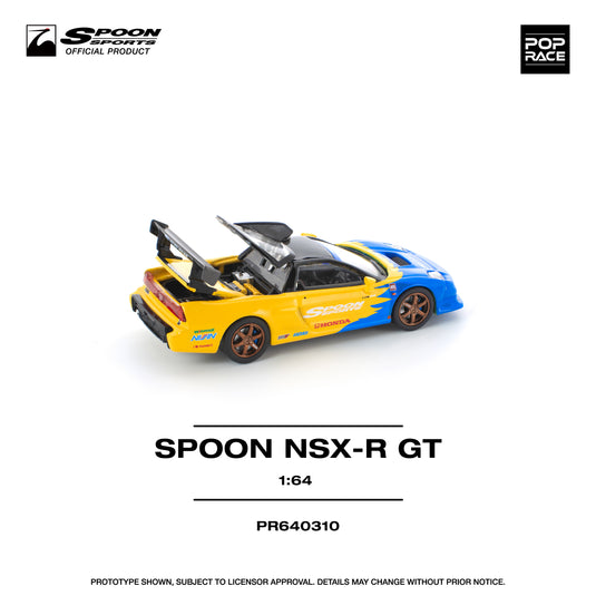 Pop Race - SPOON NSX-R GT 1/64 Scale Diecast Model Car