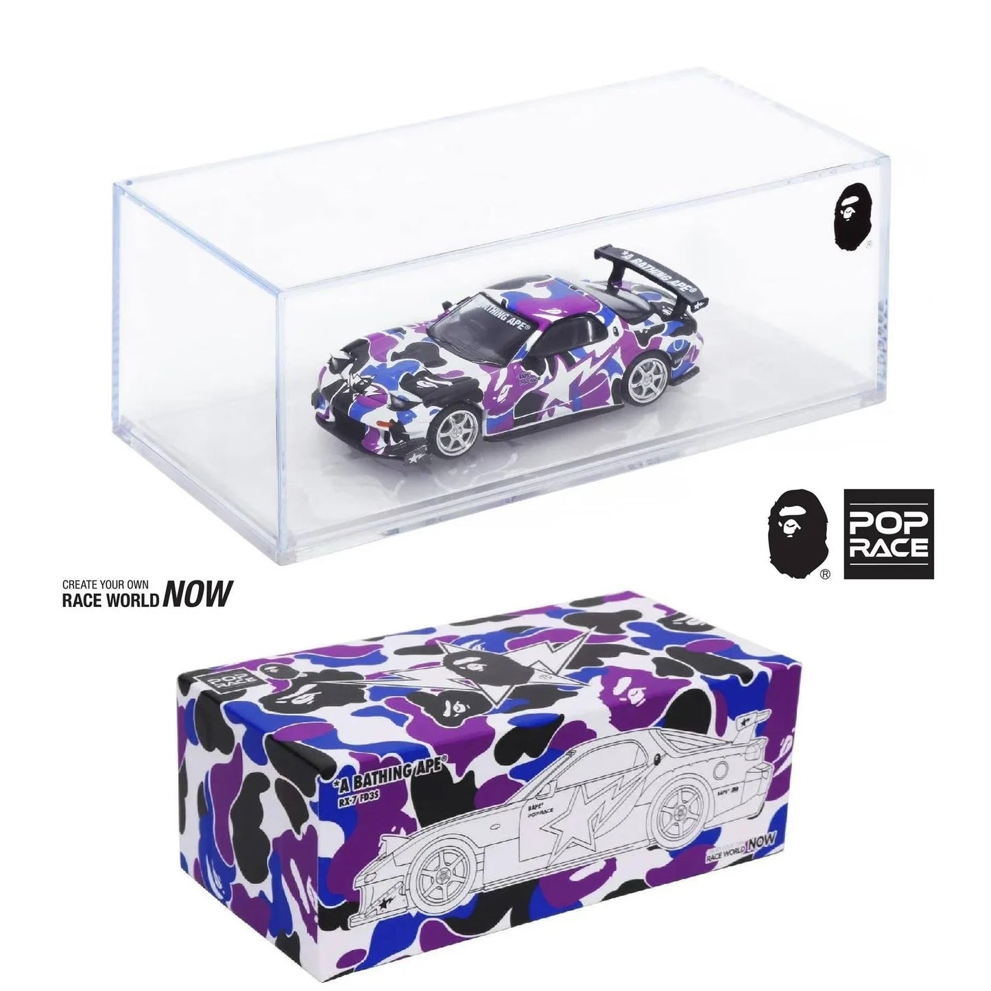 Pop Race - Mazda Rx-7 FD3S Re-Amemiya BAPE STORE Hong Kong 20th