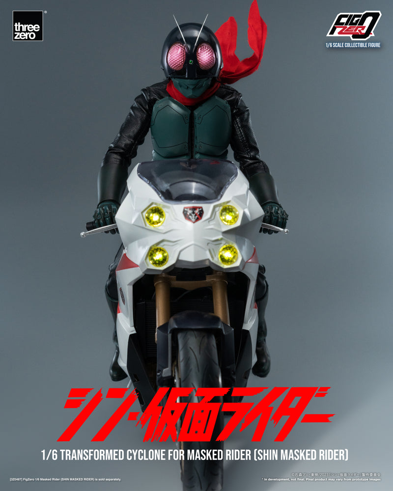 Load image into Gallery viewer, Threezero - FigZero Shin Masked Rider - Transformed Cyclone for Masked Rider
