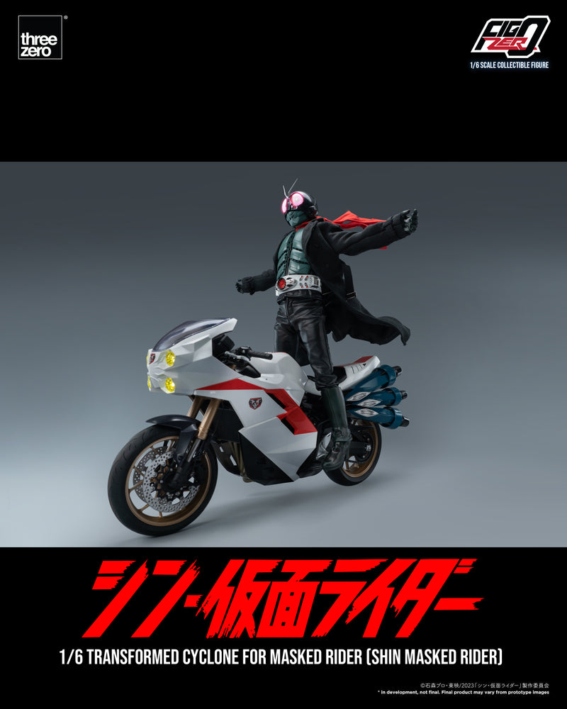 Load image into Gallery viewer, Threezero - FigZero Shin Masked Rider - Transformed Cyclone for Masked Rider
